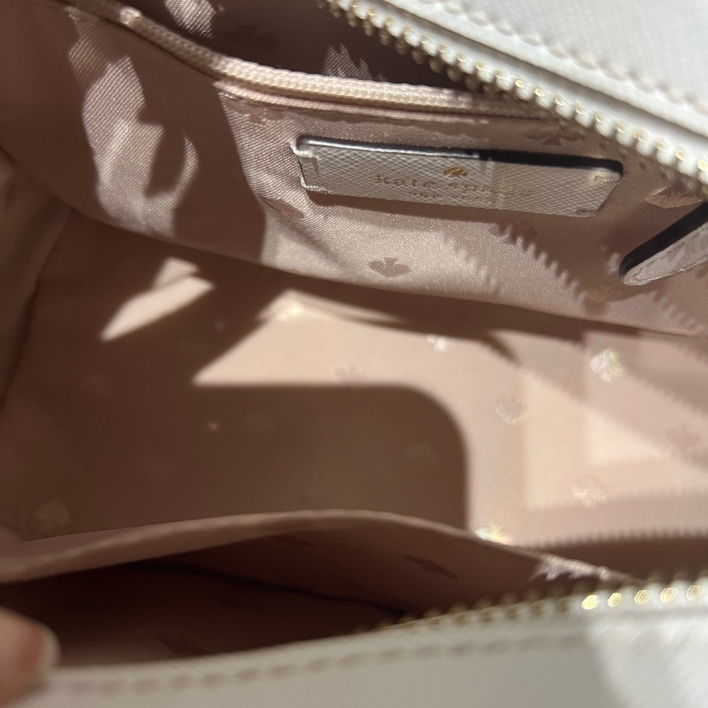 kate spade White Saffiano Leather Top-Handle Bag - Picture 5 of 5